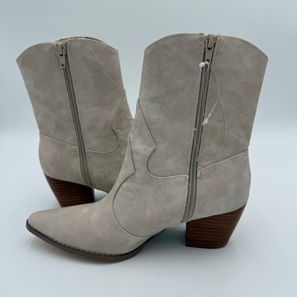 Coconuts By Matisse Bambi Leather Western Cowgirl High Heel Ankle Boots 7.5 NWOT - Picture 8 of 9